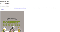 Desktop Screenshot of dorffest-blasmusik.it